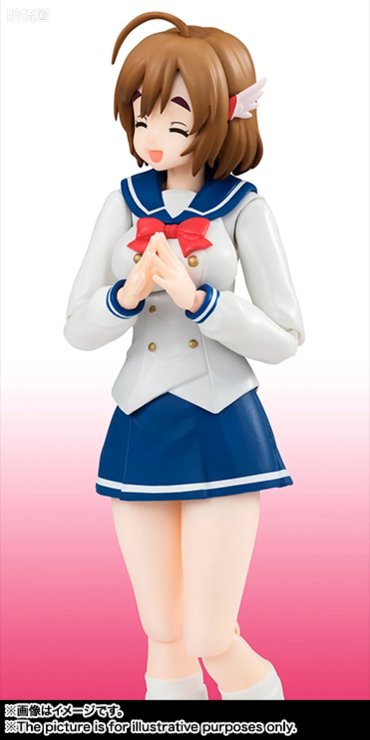 SHF 爆音少女系列 佐仓羽音(制服) & CB400 SUPER FOUR - 图片