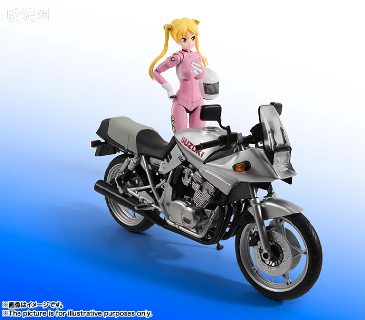 SHF 爆音少女系列 铃乃木凜 & GSX 400S KATANA - 图片