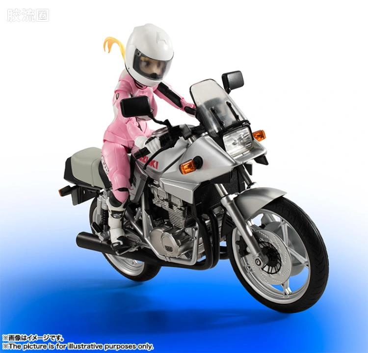 SHF 爆音少女系列 铃乃木凜 & GSX 400S KATANA - 图片