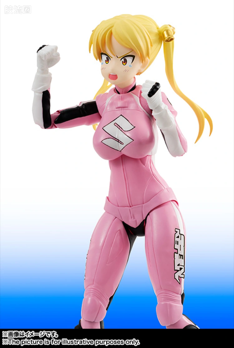 SHF 爆音少女系列 铃乃木凜 & GSX 400S KATANA - 图片