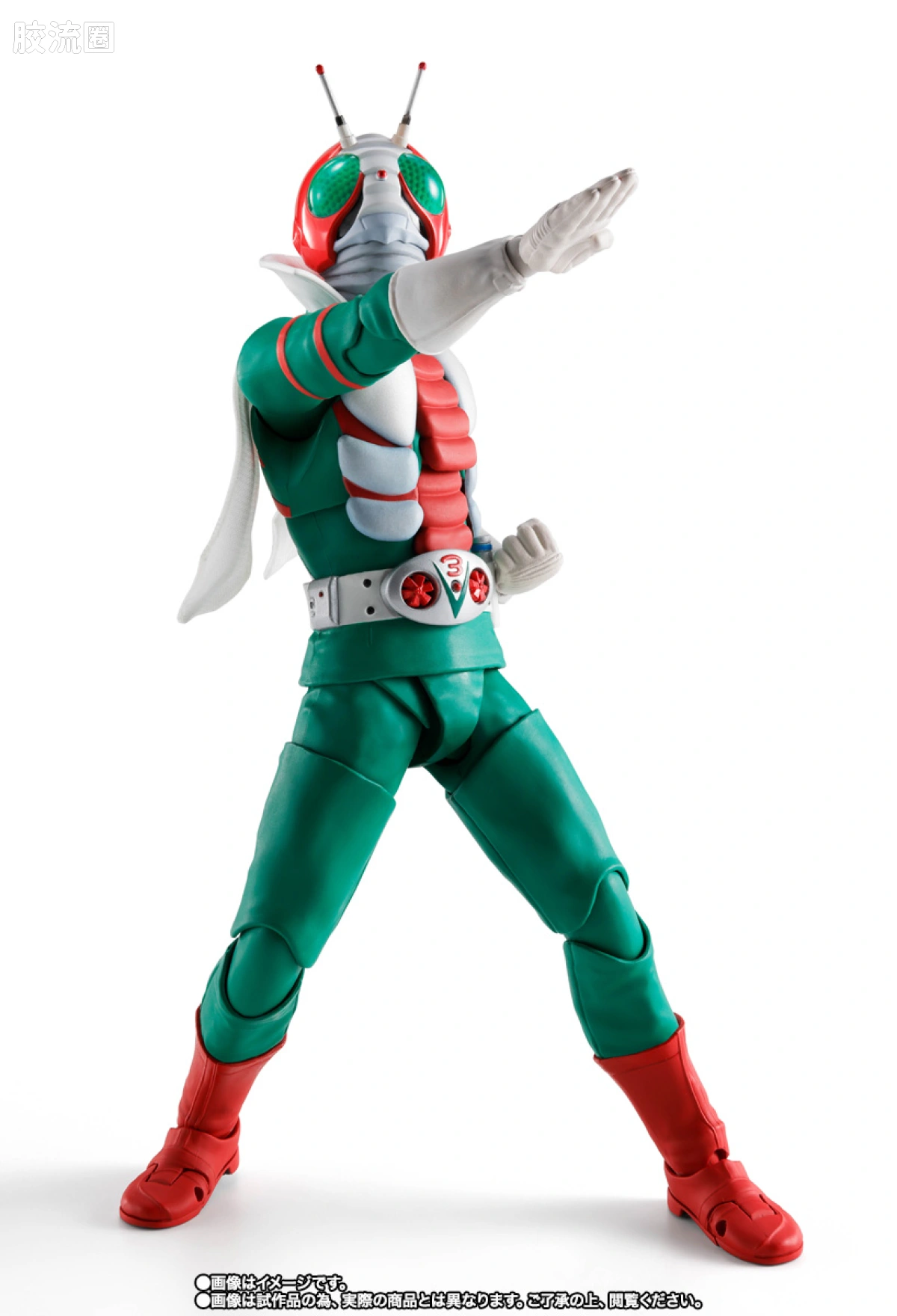 SHF 真骨雕假面骑士系列 假面骑士V3/胜利三号 荣光的昭和骑士Edition - 图片