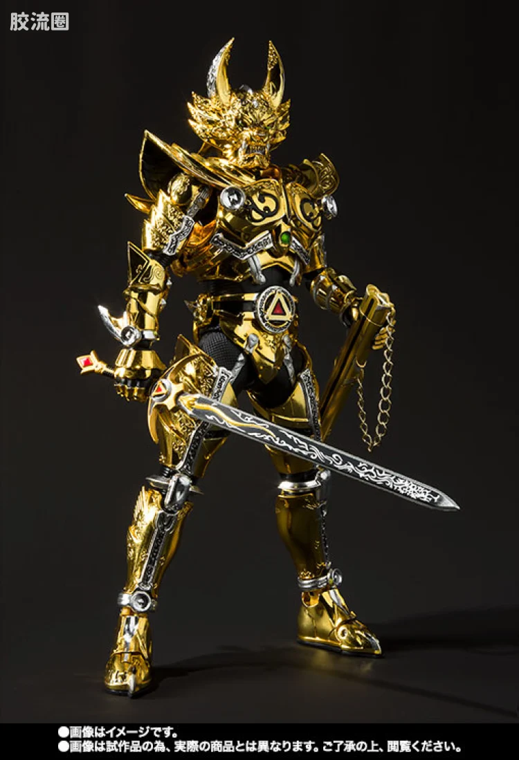 SHF 真骨雕 牙狼系列 黄金骑士牙狼 （冴岛钢牙） - 图片