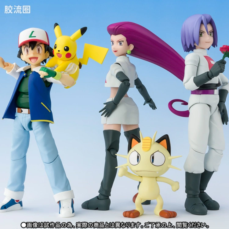 SHF 宝可梦系列 小智&火箭队套装 - 图片