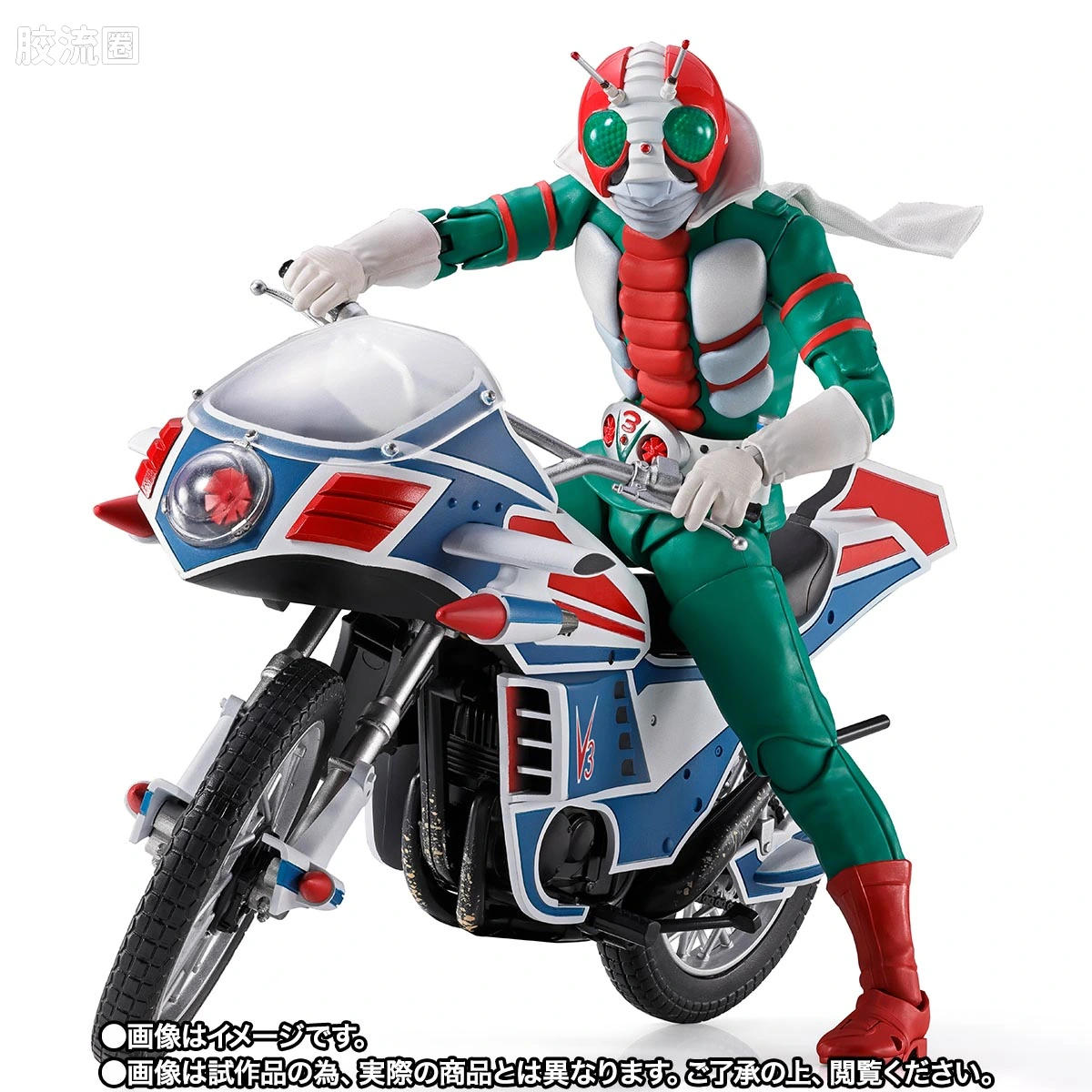 SHF 假面骑士限定版 飓风号 荣光的昭和骑士Edition - 图片