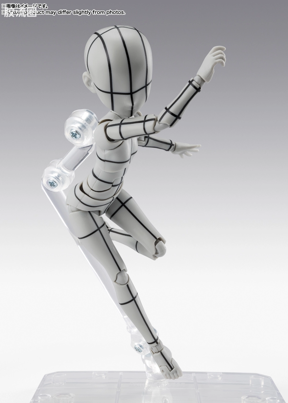 SHF 素体君&素体酱 Body酱 -杉森建- Edition-线框-（灰色 Ver.） - 图片