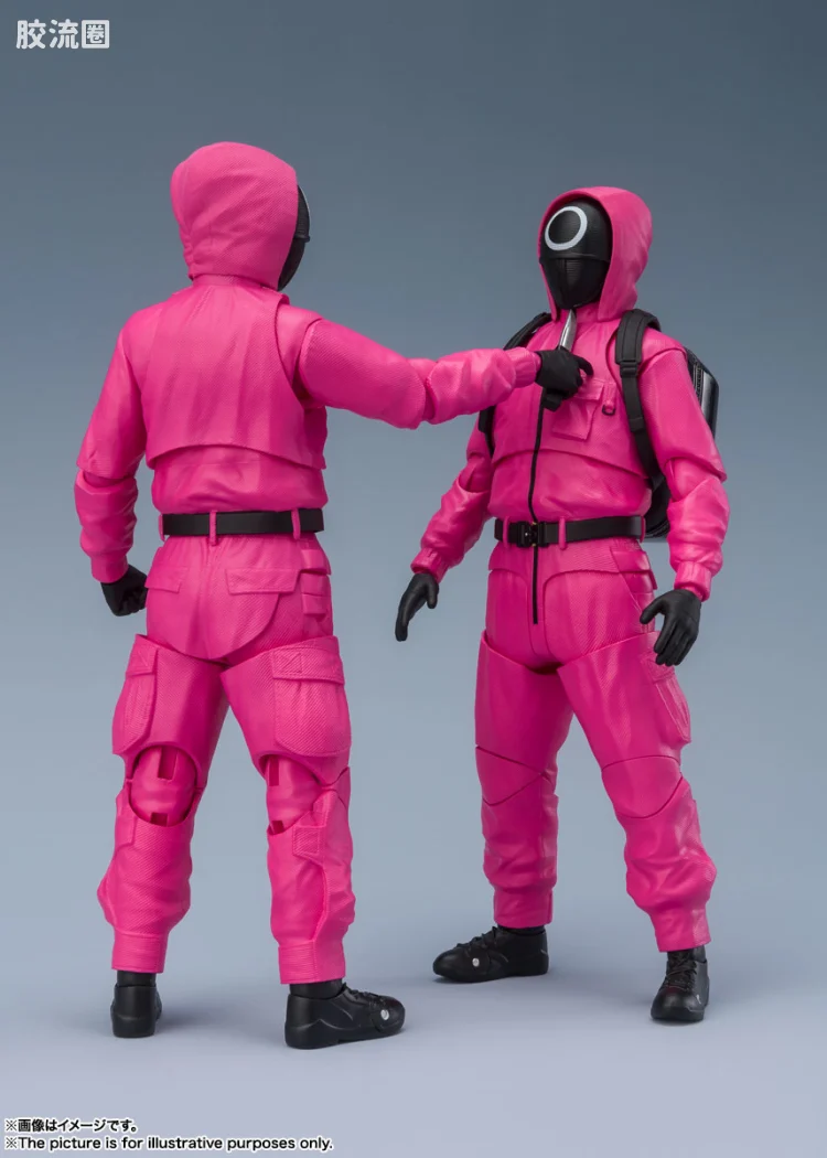 SHF 鱿鱼游戏系列 蒙面工人/蒙面经理 - 图片