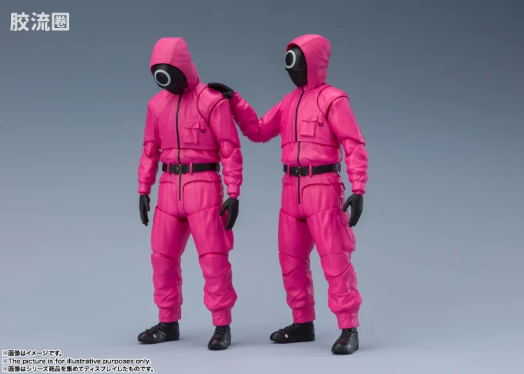 SHF 鱿鱼游戏系列 蒙面工人/蒙面经理 - 图片