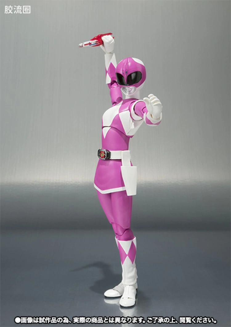 SHF 超凡战队系列 MMPR 粉衣 - 图片