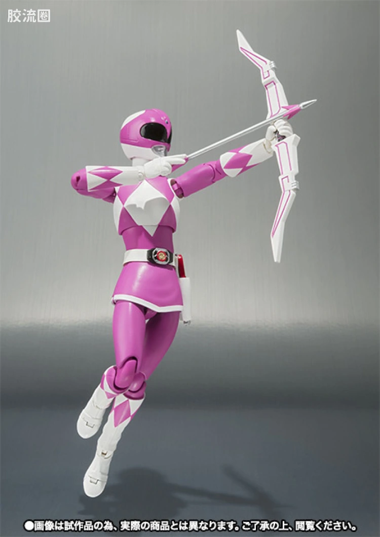 SHF 超凡战队系列 MMPR 粉衣 - 图片