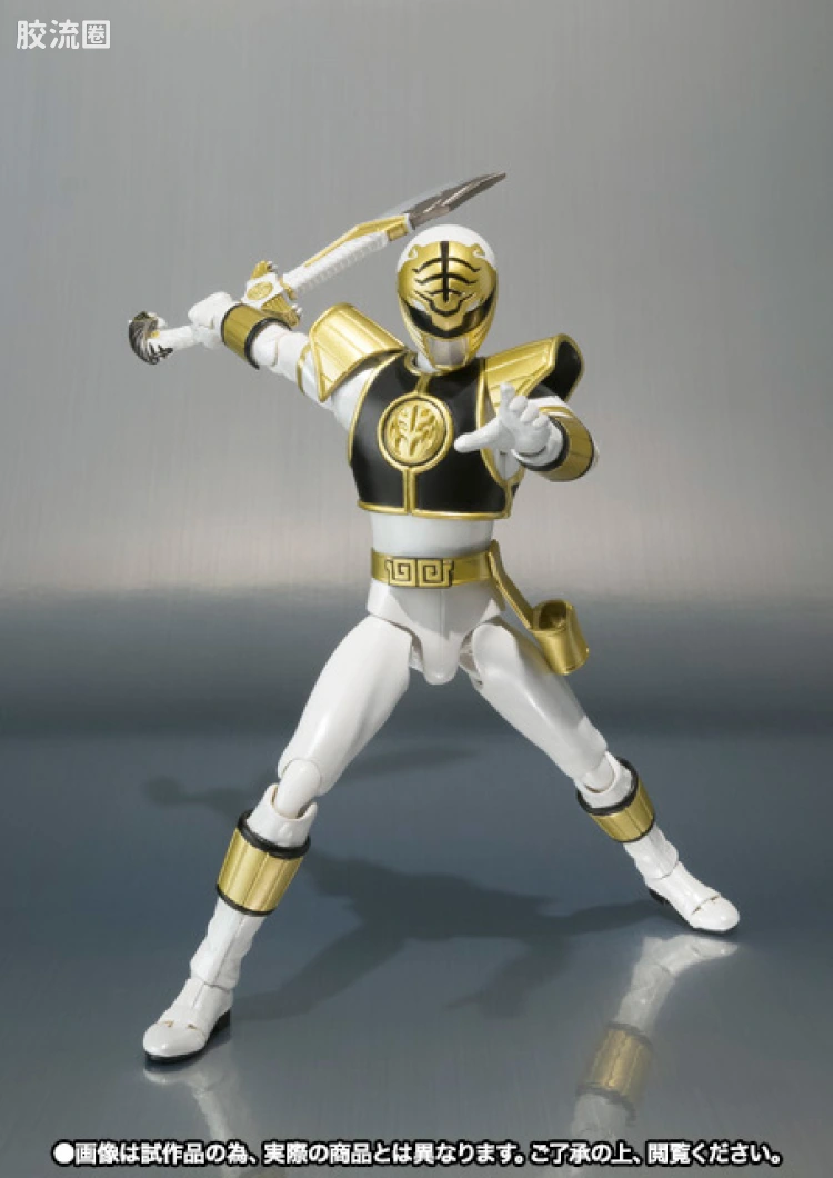 SHF 超凡战队系列 MMPR 白衣 - 图片