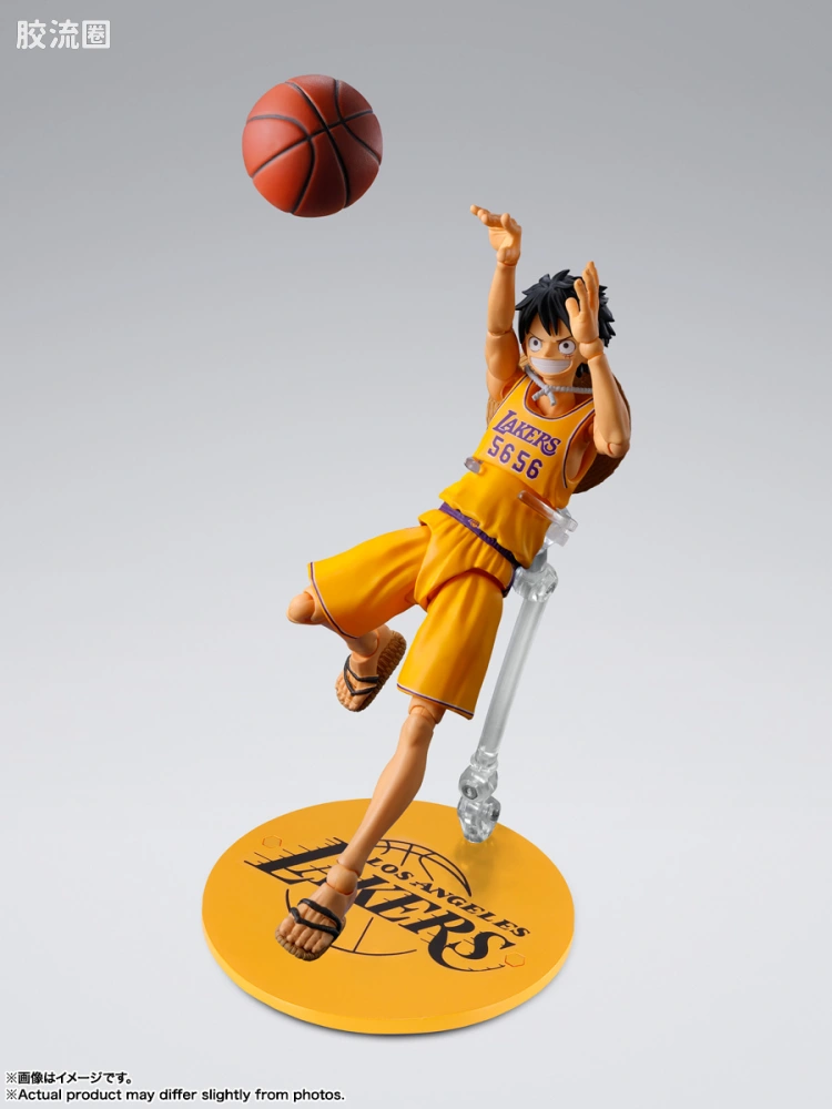SHF 海贼王系列 蒙奇·D·路飞 NBA联名 - 图片