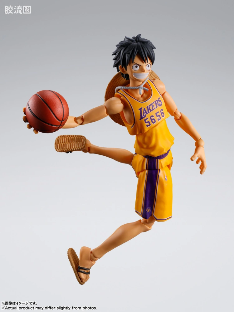 SHF 海贼王系列 蒙奇·D·路飞 NBA联名 - 图片