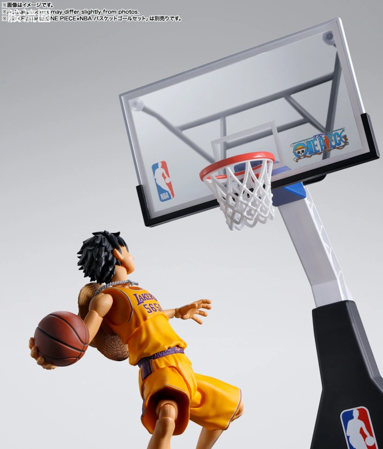 SHF 海贼王系列 蒙奇·D·路飞 NBA联名 - 图片