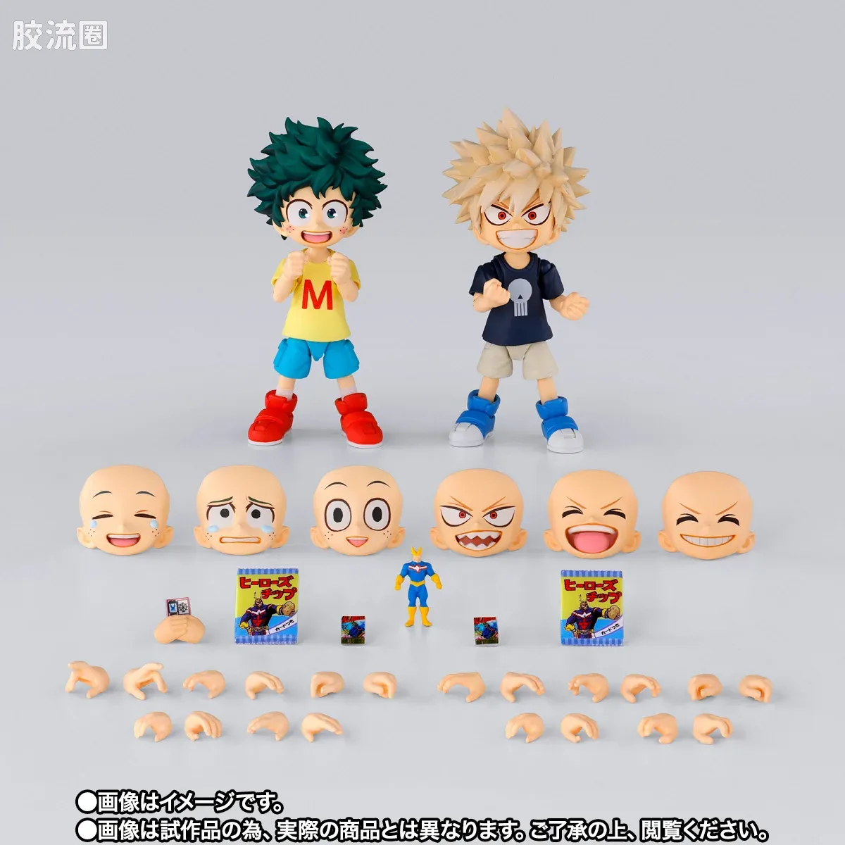 SHF 综合系列 绿谷出久 & 爆豪胜己 -幼年期套装- - 图片