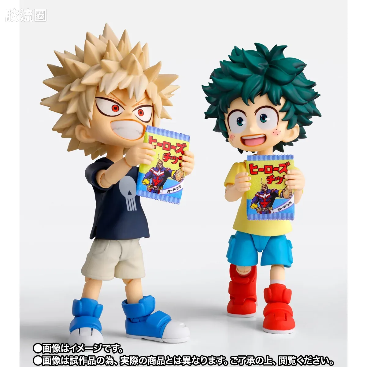 SHF 综合系列 绿谷出久 & 爆豪胜己 -幼年期套装- - 图片