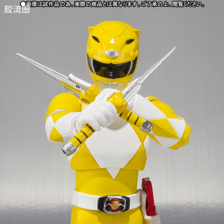 SHF 超级战队系列 恐龙战队 剑齿虎连者 黄战士 - 图片