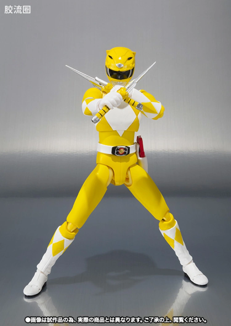 SHF 超级战队系列 恐龙战队 剑齿虎连者 黄战士 - 图片