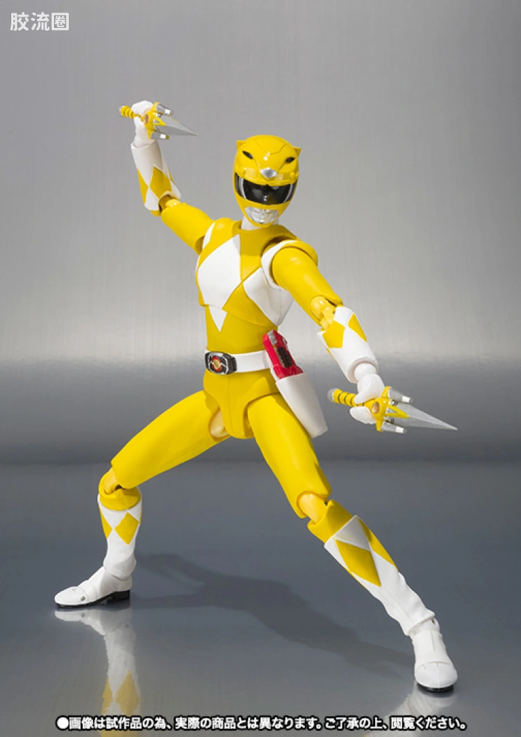 SHF 超级战队系列 恐龙战队 剑齿虎连者 黄战士 - 图片