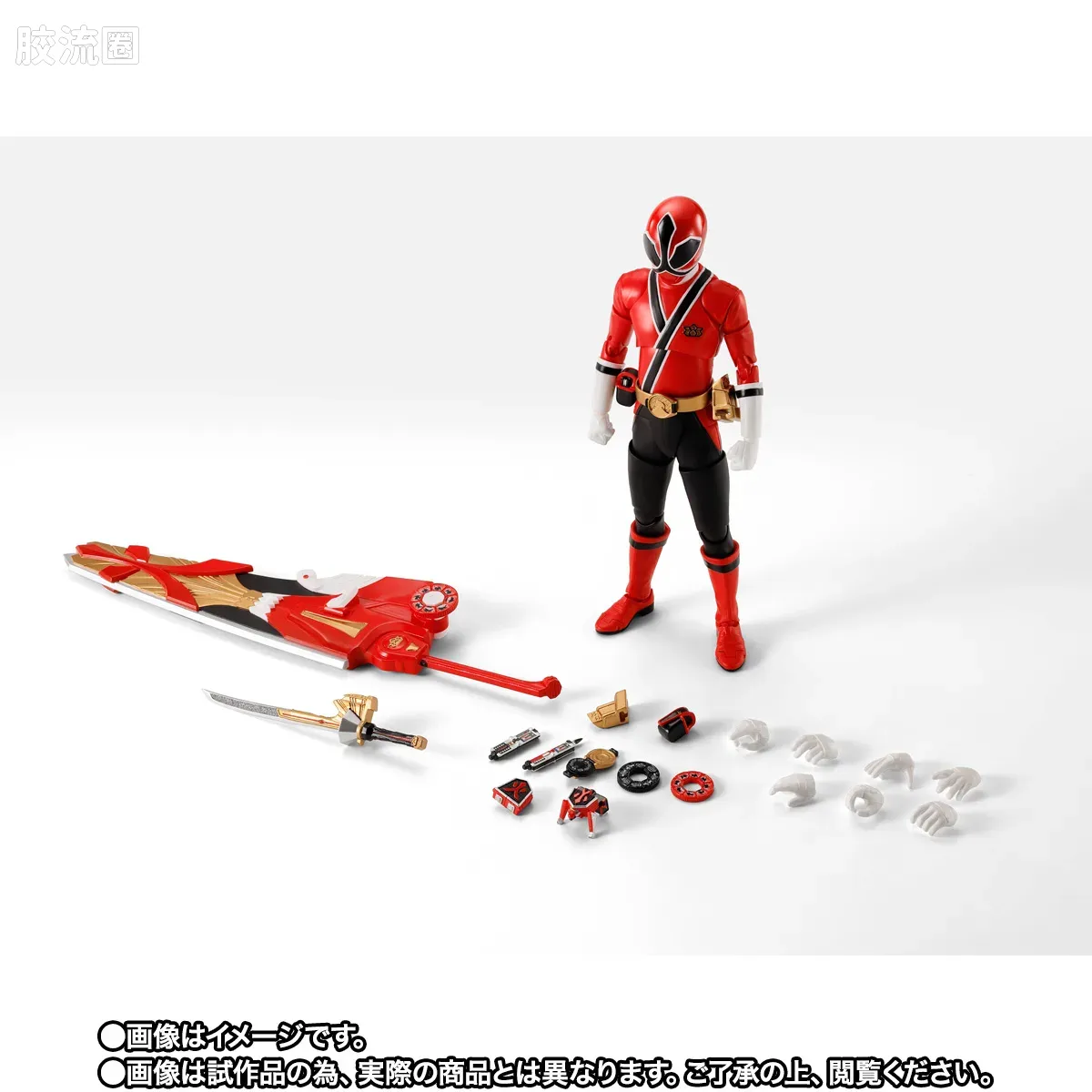 SHF 真骨雕 超级战队系列 真剑红 - 图片