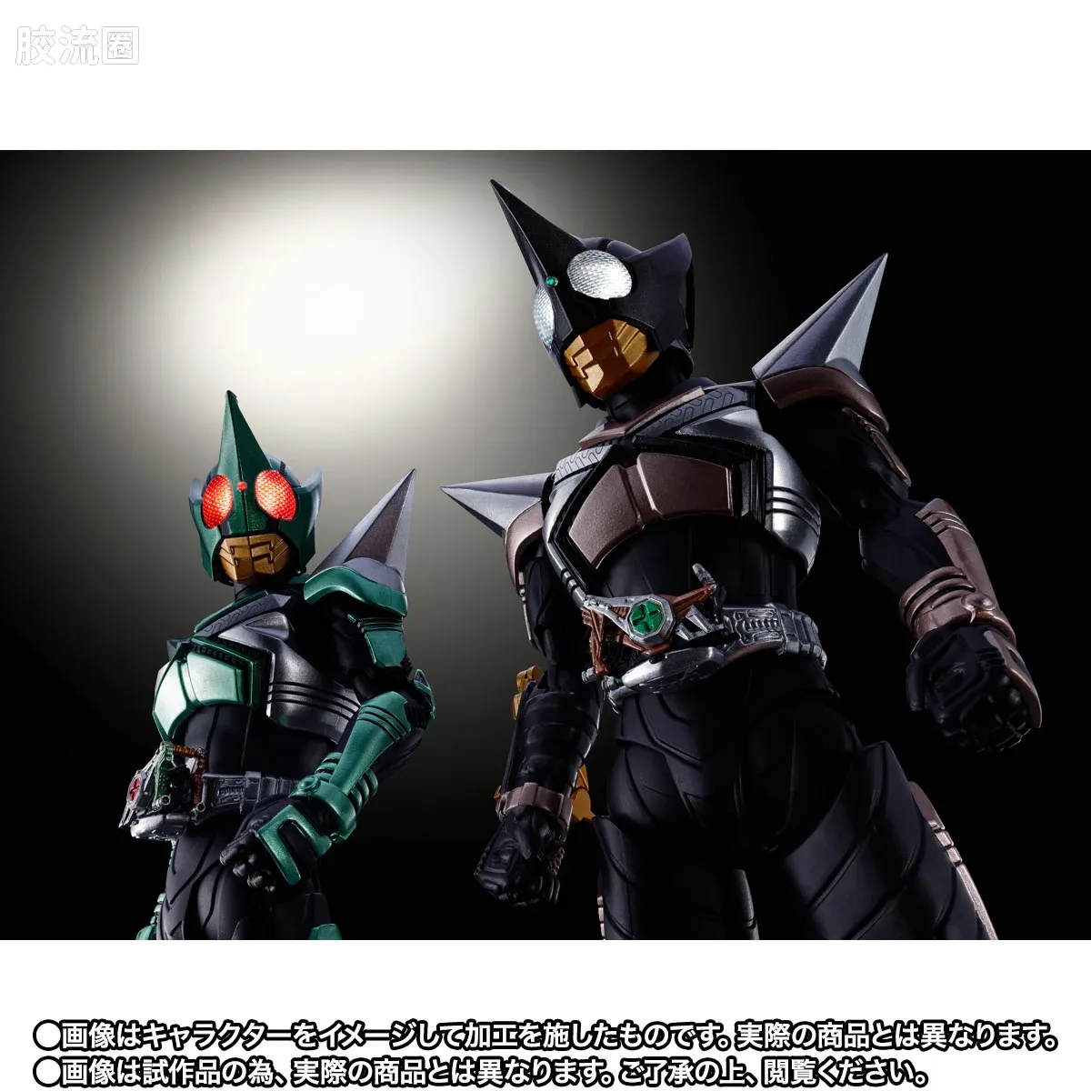 SHF 真骨雕假面骑士系列 假面骑士踢蝗 & 假面骑士拳蝗 20周年纪念版 - 图片