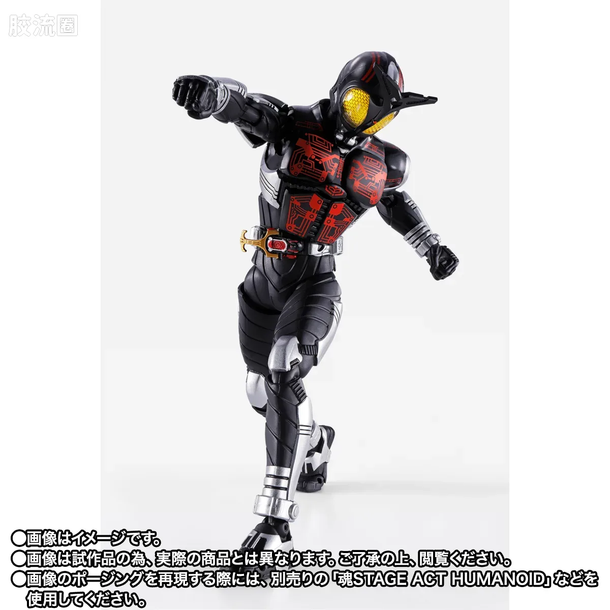 SHF 真骨雕假面骑士系列 假面骑士暗黑甲斗 骑士形态 20周年纪念版 - 图片