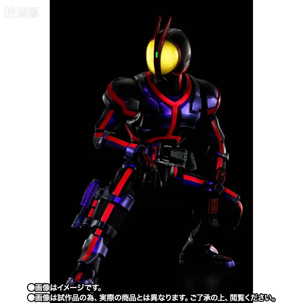 SHF 真骨雕假面骑士系列 假面骑士Faiz 暗夜配色 Ver. - 图片