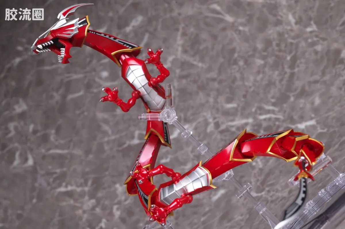 SHF 假面骑士限定版 深红之龙/无双龙&假面骑士龙骑扩展配件包 - 图片
