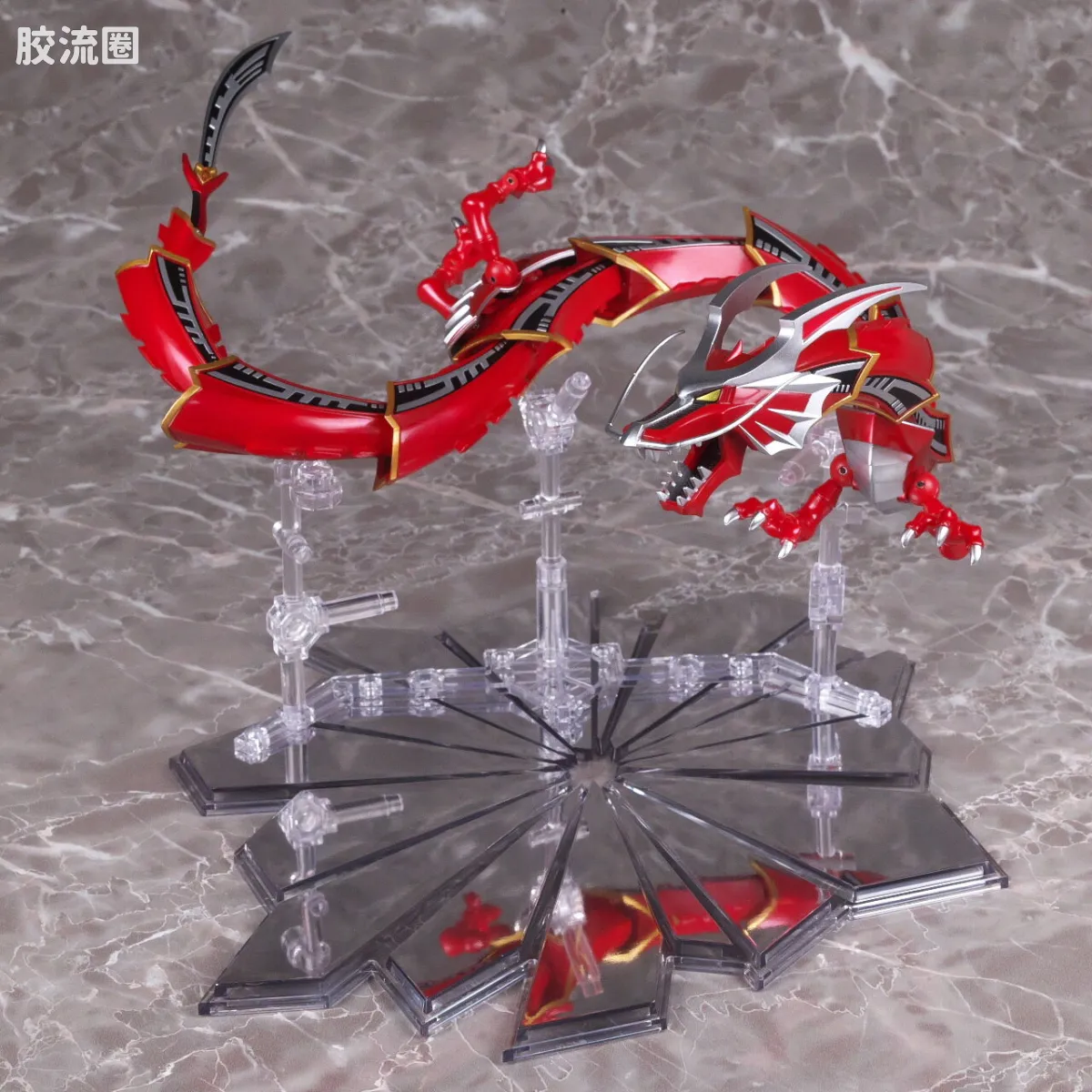 SHF 假面骑士限定版 深红之龙/无双龙&假面骑士龙骑扩展配件包 - 图片