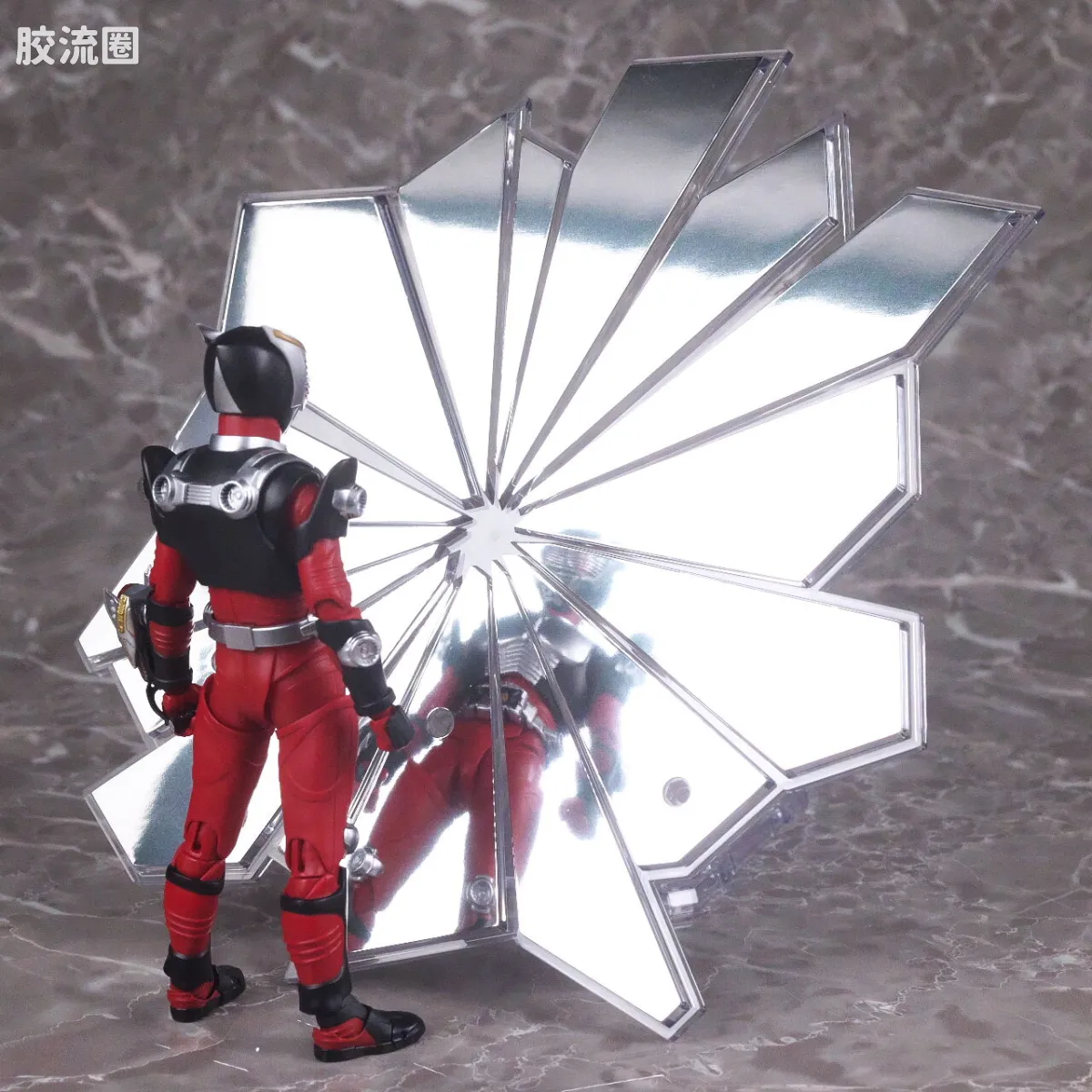 SHF 假面骑士限定版 深红之龙/无双龙&假面骑士龙骑扩展配件包 - 图片