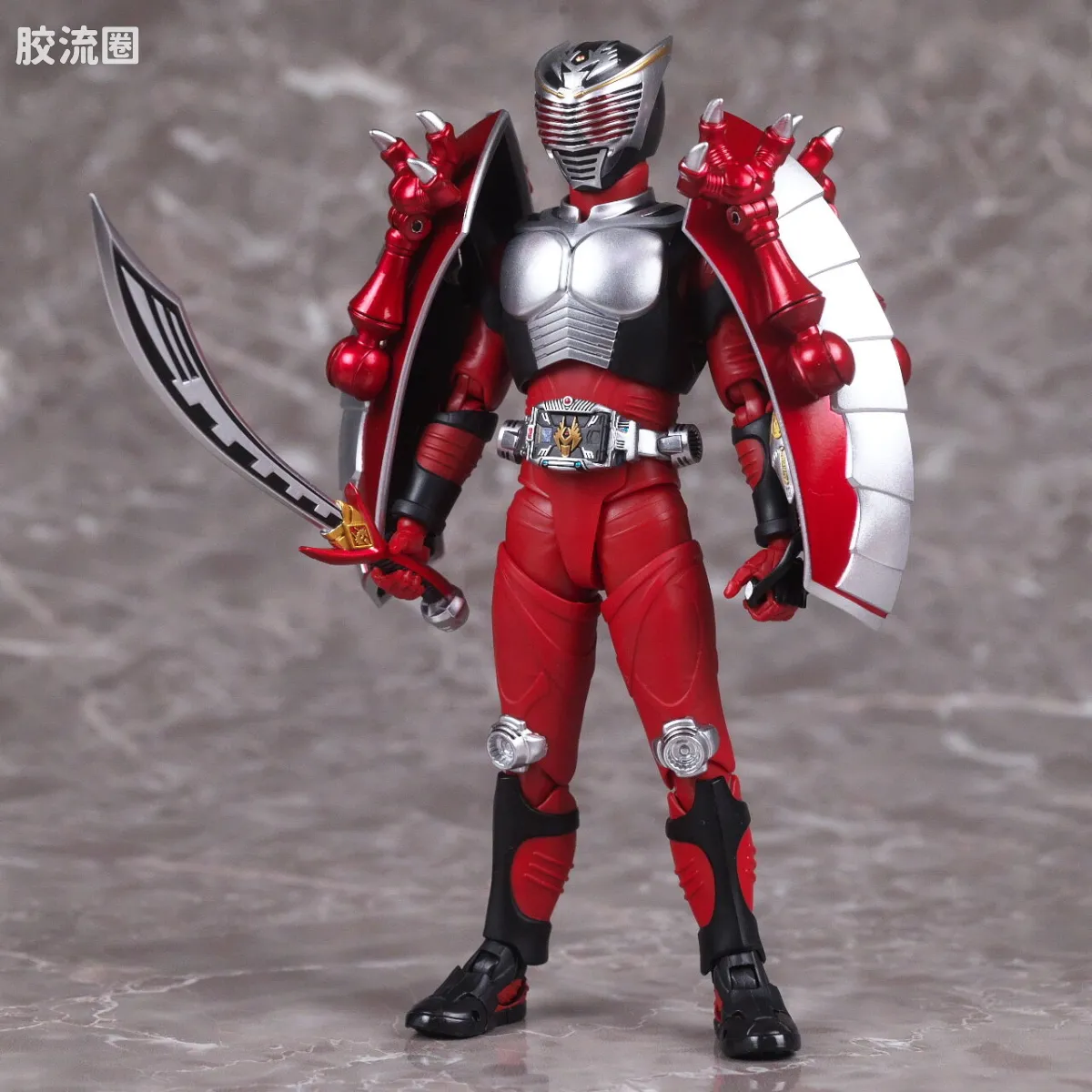 SHF 假面骑士限定版 深红之龙/无双龙&假面骑士龙骑扩展配件包 - 图片