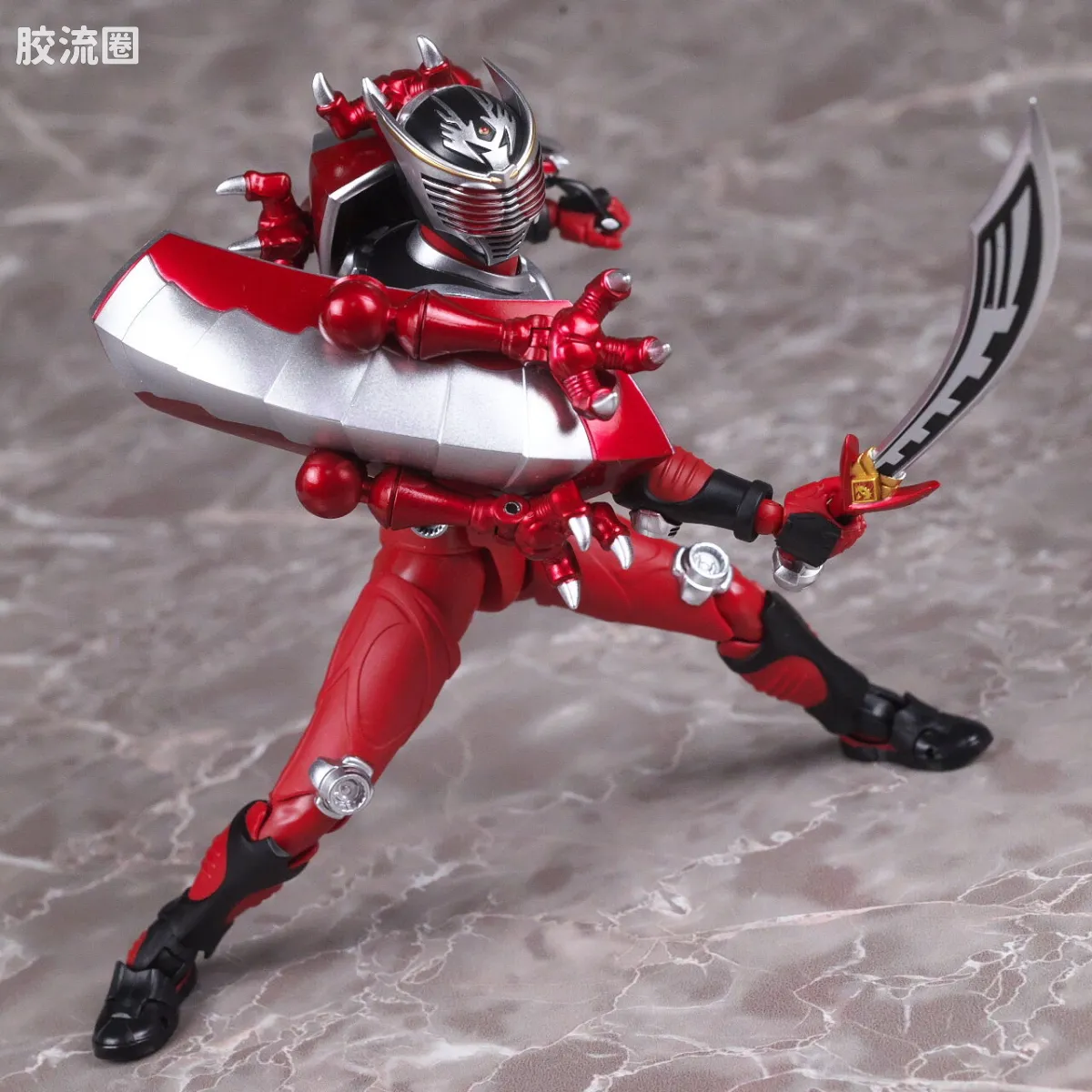 SHF 假面骑士限定版 深红之龙/无双龙&假面骑士龙骑扩展配件包 - 图片