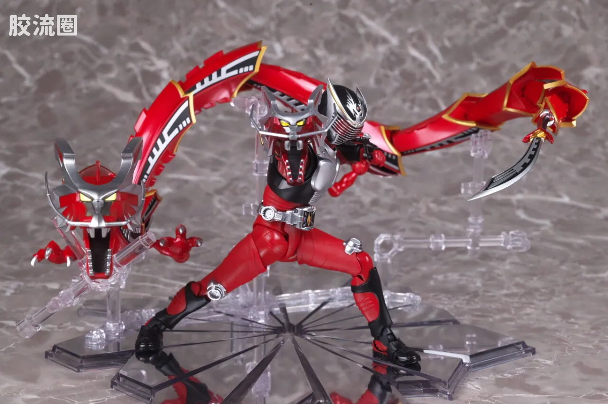 SHF 假面骑士限定版 深红之龙/无双龙&假面骑士龙骑扩展配件包 - 图片