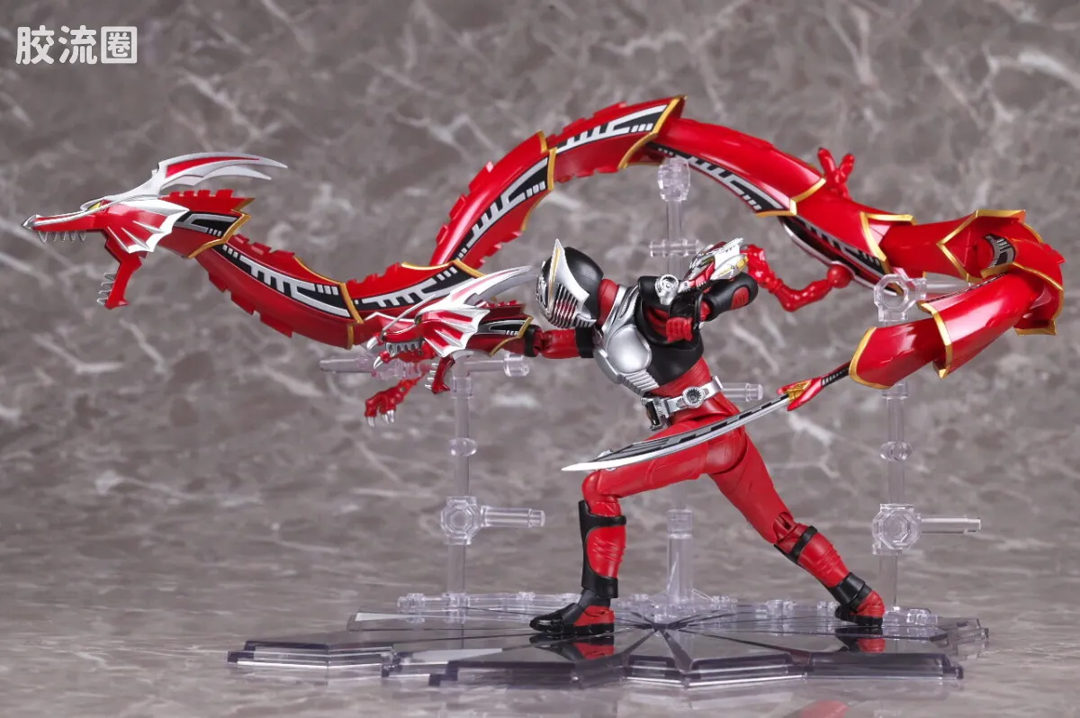 SHF 假面骑士限定版 深红之龙/无双龙&假面骑士龙骑扩展配件包 - 图片