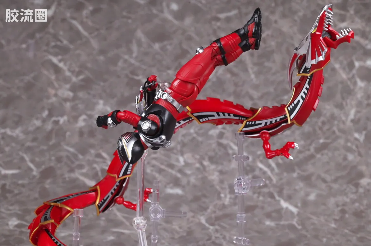 SHF 假面骑士限定版 深红之龙/无双龙&假面骑士龙骑扩展配件包 - 图片