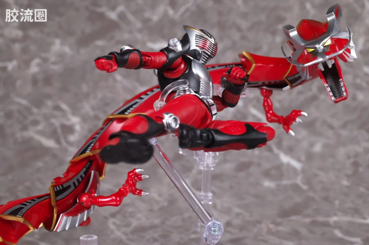 SHF 假面骑士限定版 深红之龙/无双龙&假面骑士龙骑扩展配件包 - 图片