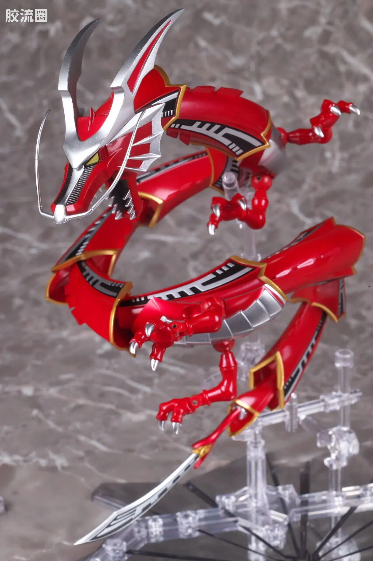 SHF 假面骑士限定版 深红之龙/无双龙&假面骑士龙骑扩展配件包 - 图片