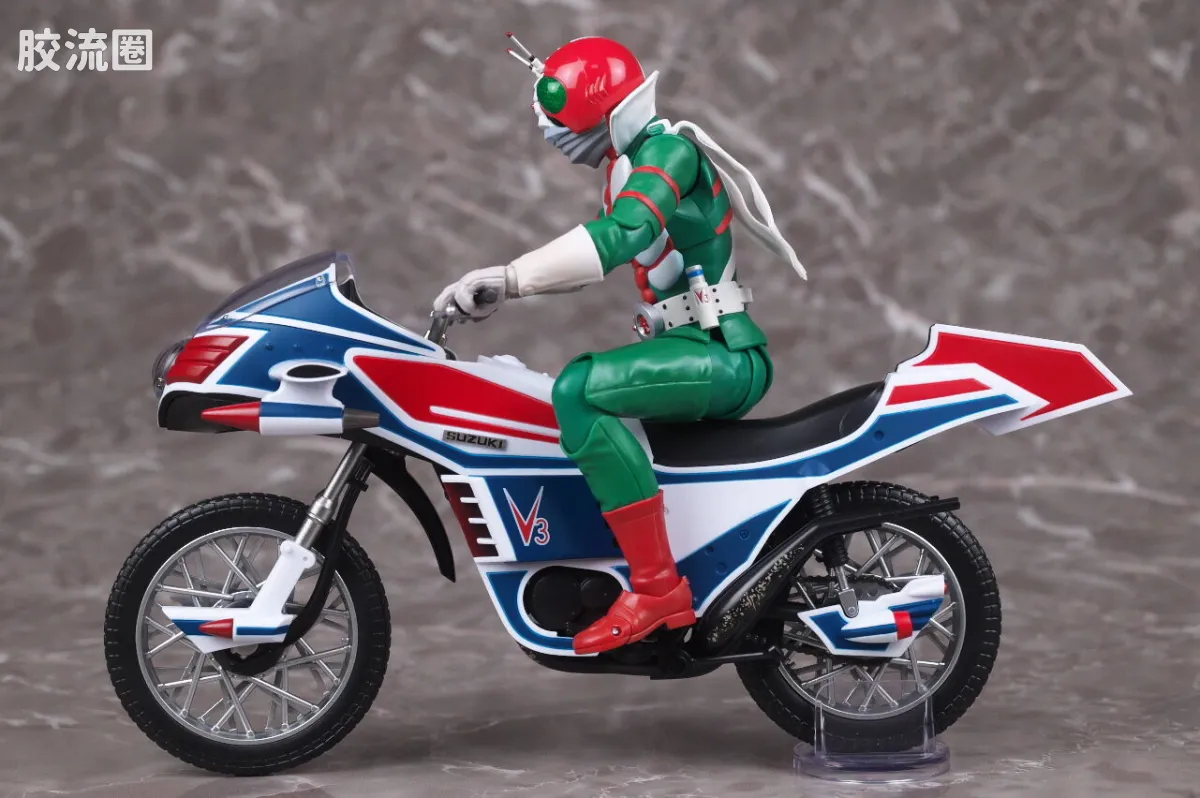 SHF 假面骑士限定版 飓风号 荣光的昭和骑士Edition - 图片