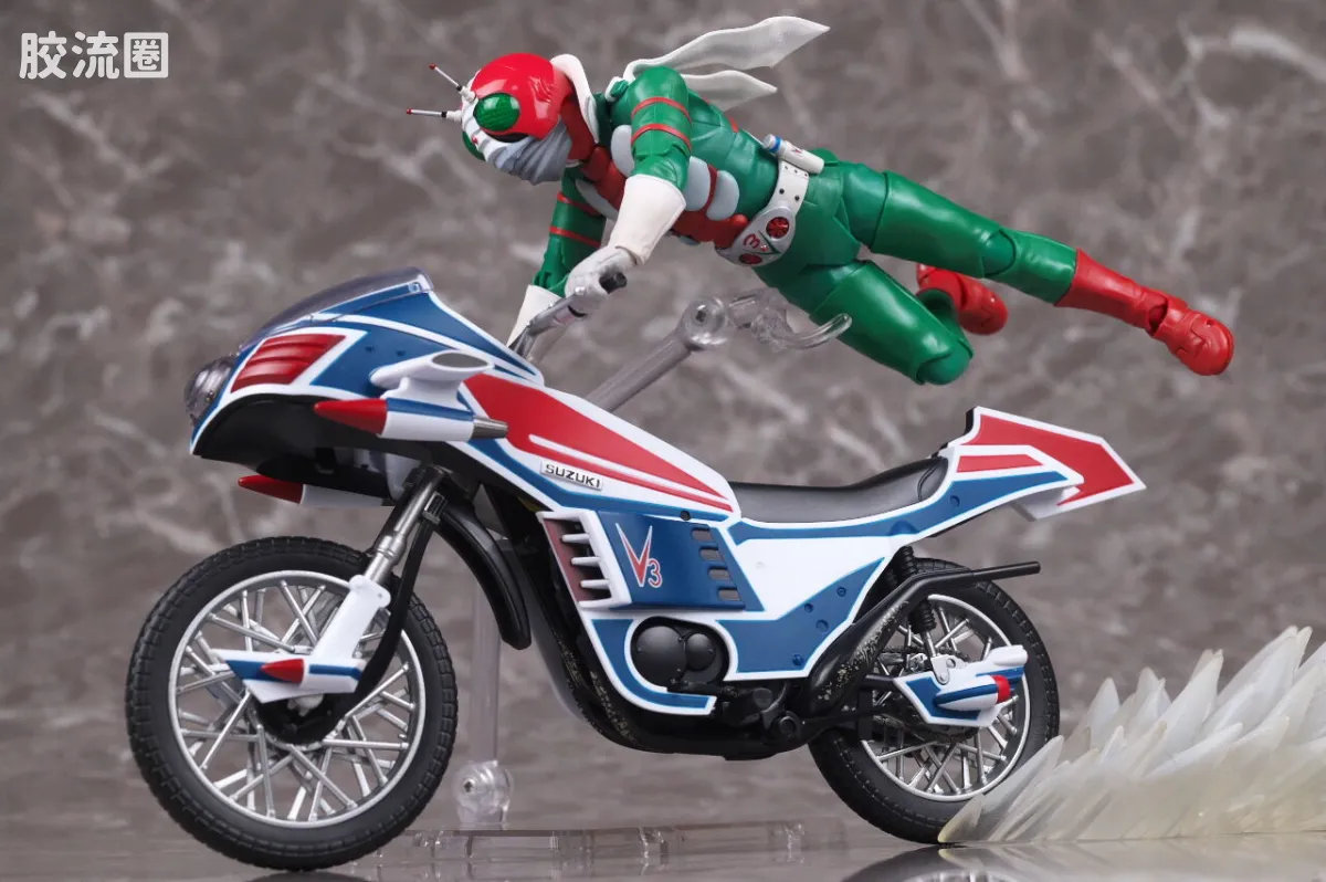 SHF 假面骑士限定版 飓风号 荣光的昭和骑士Edition - 图片