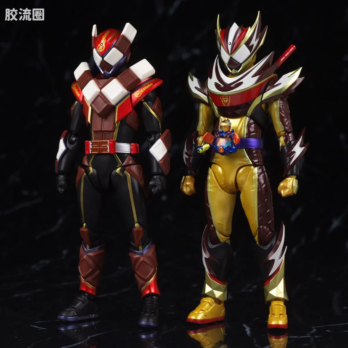 SHF 假面骑士限定版 假面骑士Valen/瓦伦 冰沙特装＆“松脆”效果配件套装 - 图片