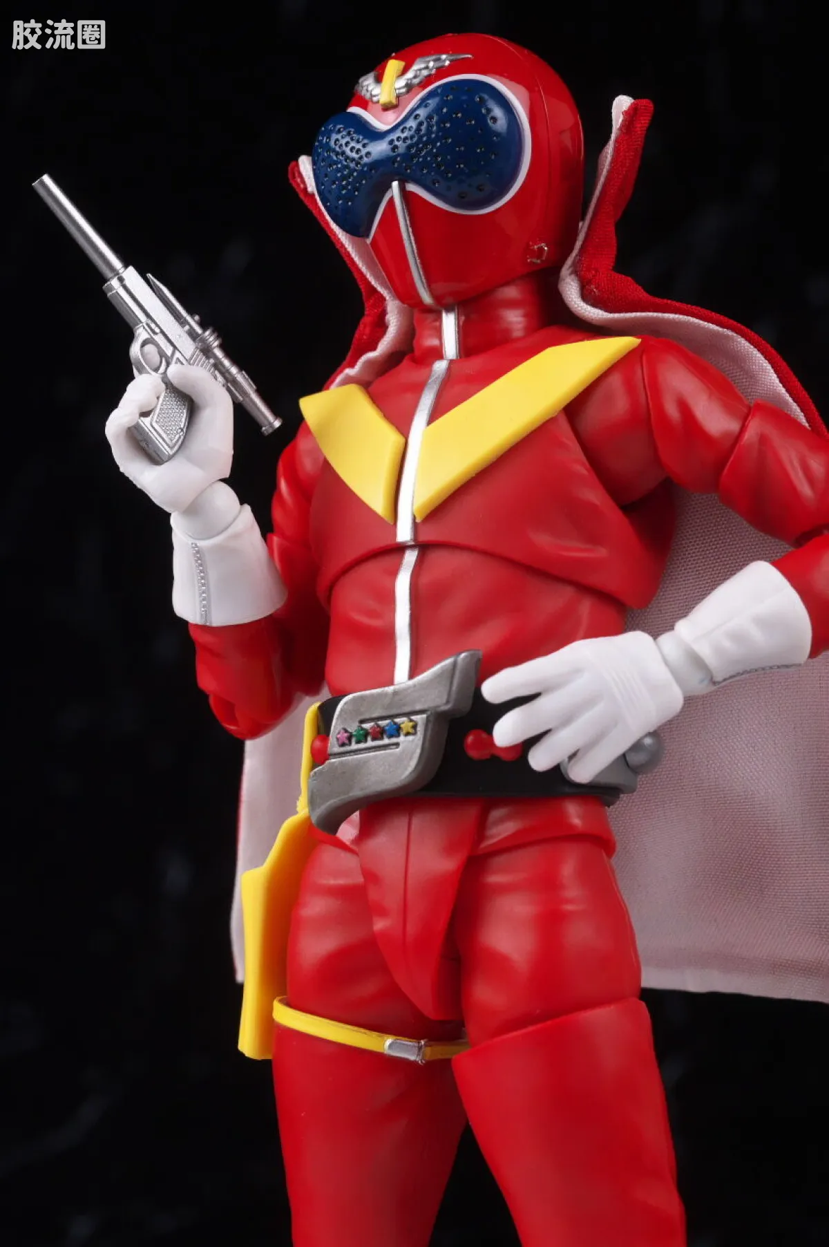 SHF 真骨雕 超级战队系列 秘密战队 赤连者 超级战队50周年纪念Ver. (初回限定地台附属) - 图片