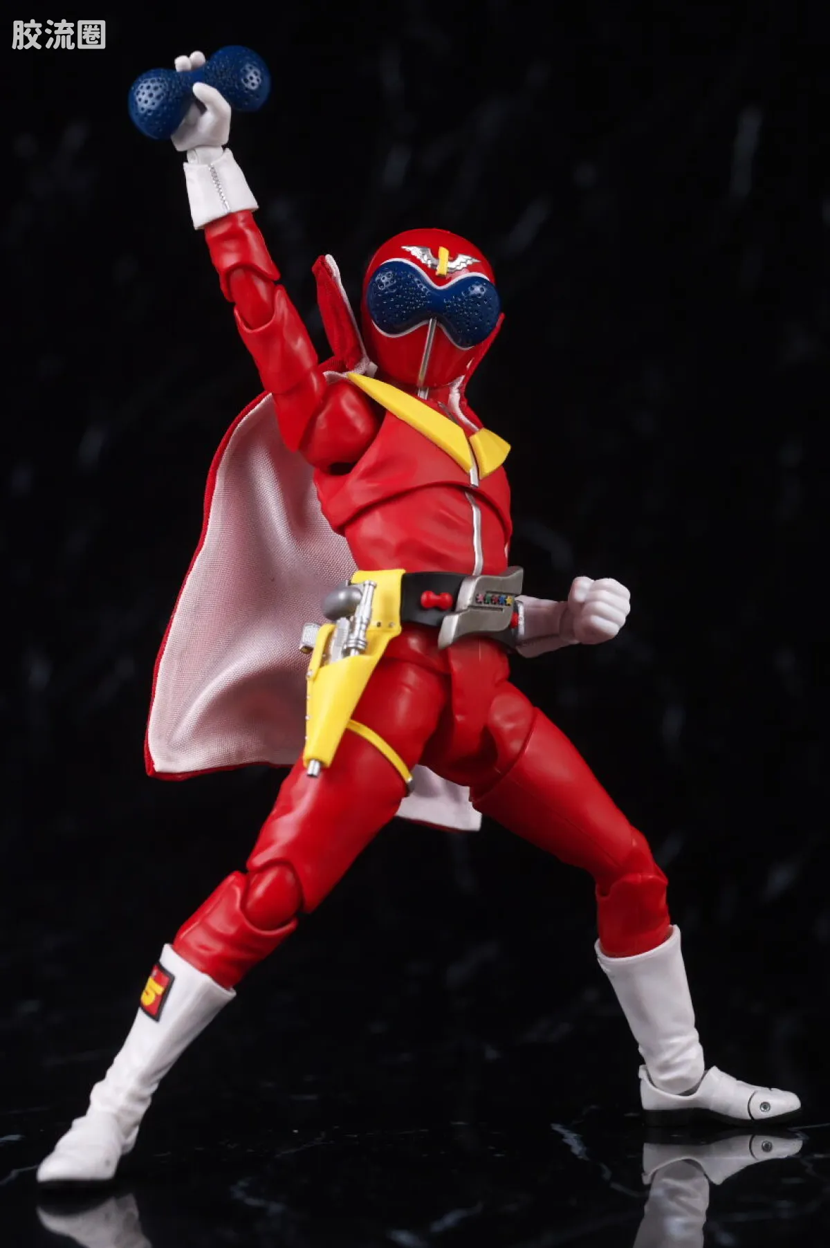 SHF 真骨雕 超级战队系列 秘密战队 赤连者 超级战队50周年纪念Ver. (初回限定地台附属) - 图片