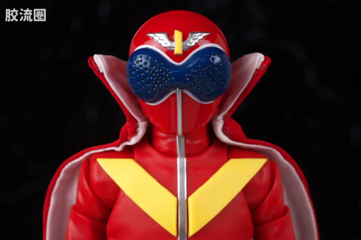 SHF 真骨雕 超级战队系列 秘密战队 赤连者 超级战队50周年纪念Ver. (初回限定地台附属) - 图片