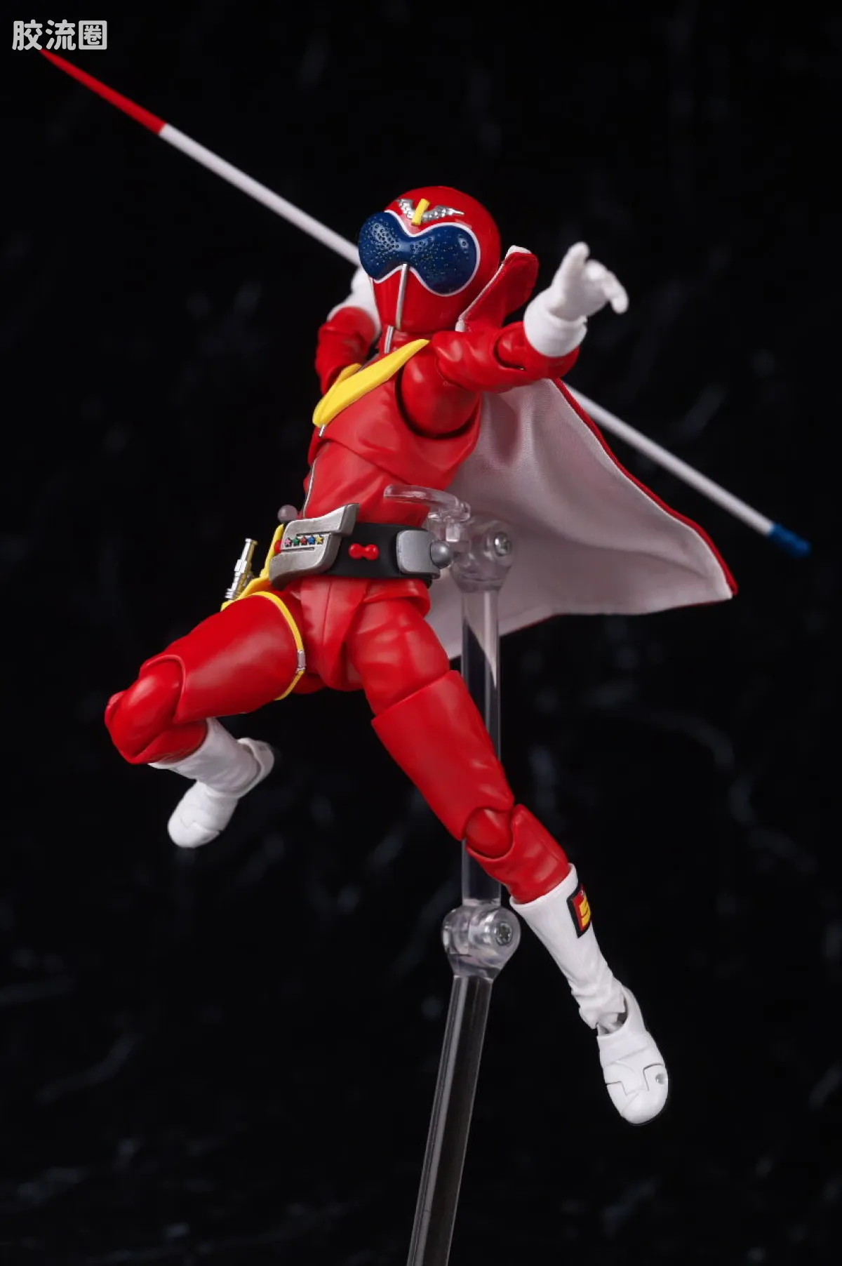 SHF 真骨雕 超级战队系列 秘密战队 赤连者 超级战队50周年纪念Ver. (初回限定地台附属) - 图片