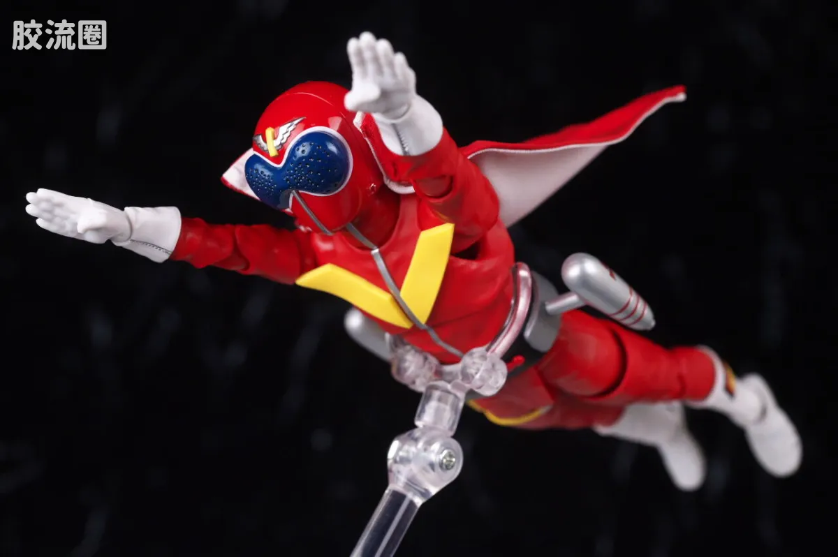 SHF 真骨雕 超级战队系列 秘密战队 赤连者 超级战队50周年纪念Ver. (初回限定地台附属) - 图片