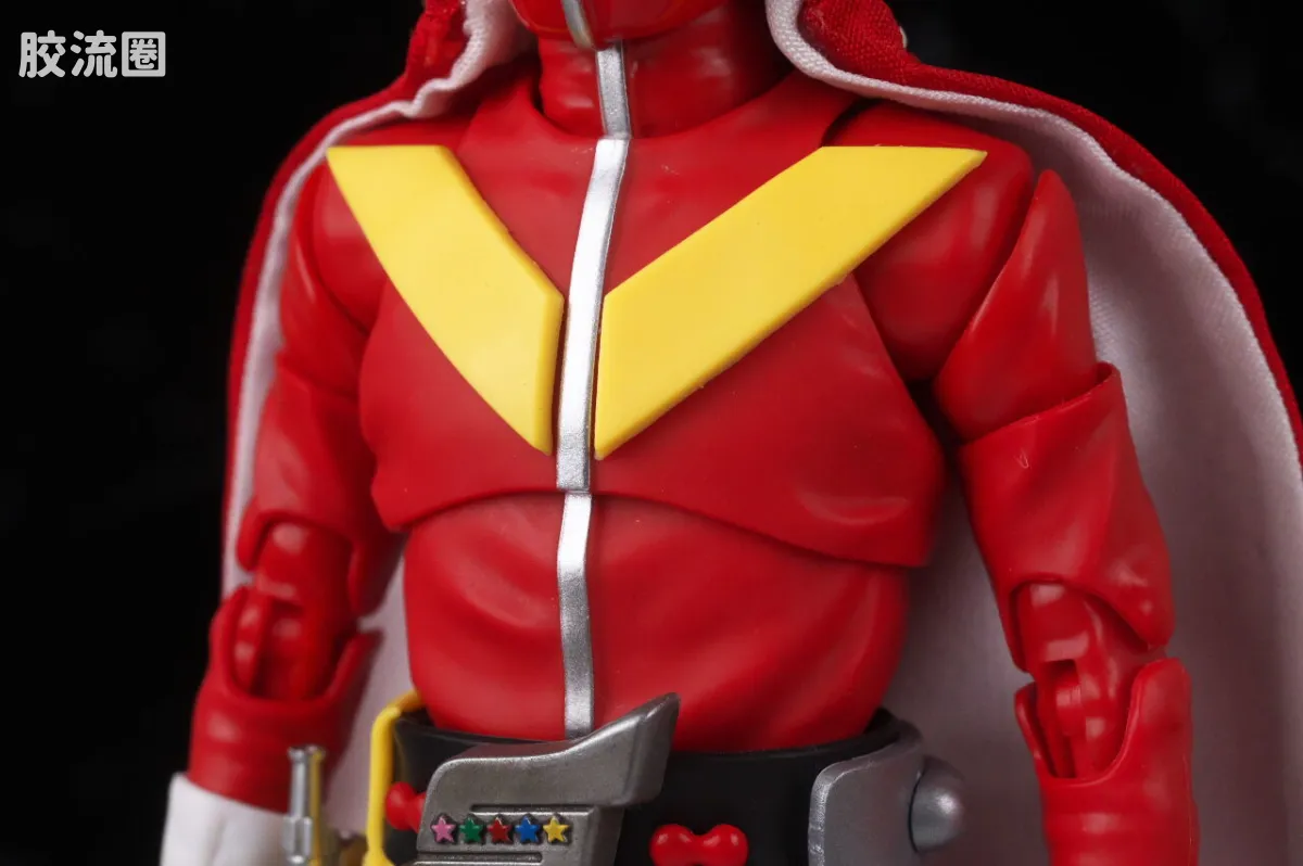 SHF 真骨雕 超级战队系列 秘密战队 赤连者 超级战队50周年纪念Ver. (初回限定地台附属) - 图片