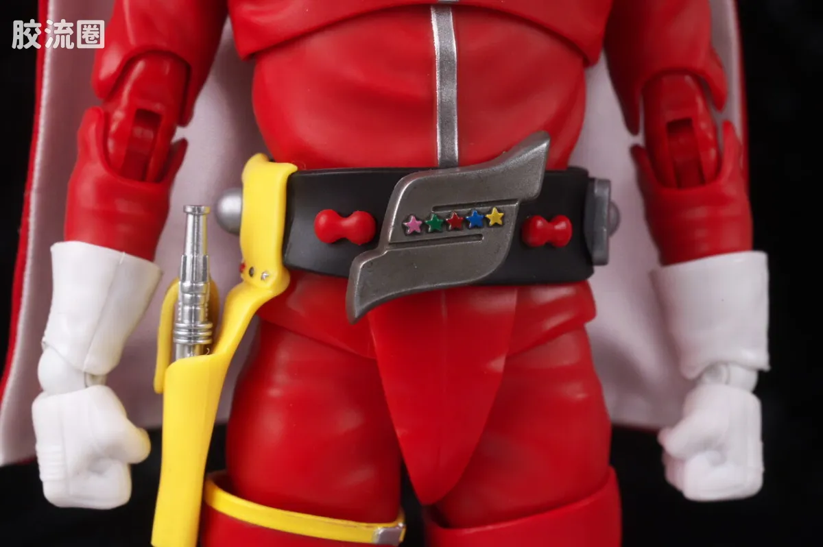 SHF 真骨雕 超级战队系列 秘密战队 赤连者 超级战队50周年纪念Ver. (初回限定地台附属) - 图片
