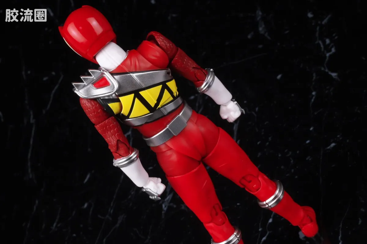SHF 真骨雕 超级战队系列 兽电战队 强龙红 - 图片