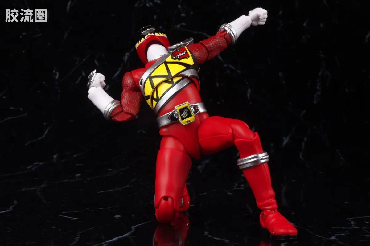 SHF 真骨雕 超级战队系列 兽电战队 强龙红 - 图片