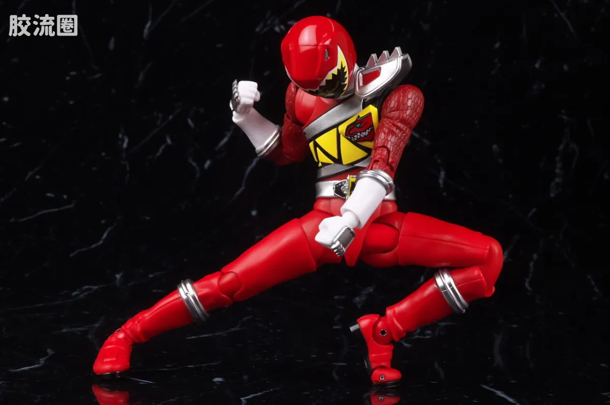 SHF 真骨雕 超级战队系列 兽电战队 强龙红 - 图片