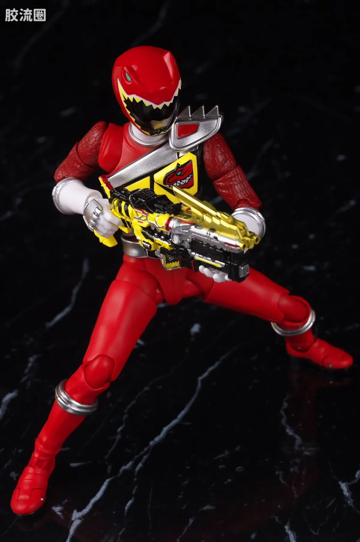 SHF 真骨雕 超级战队系列 兽电战队 强龙红 - 图片